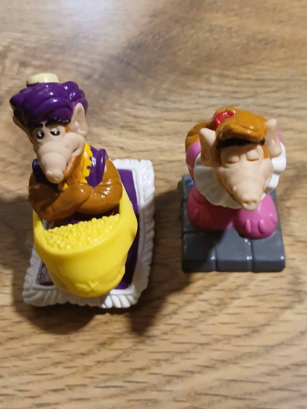 Vintage Alf Figures - Purple, Yellow & Pink